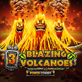 3 Blazing Volcanoes Power Combo Slot Game